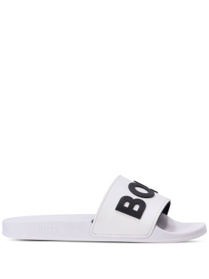 

Logo-embossed slides, BOSS Logo-embossed slides