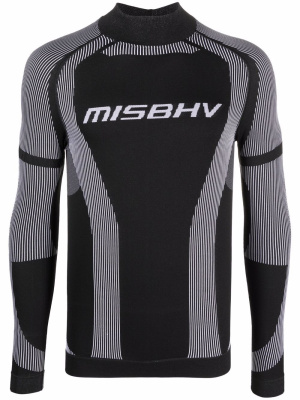 

Logo-print long-sleeved top, MISBHV Logo-print long-sleeved top