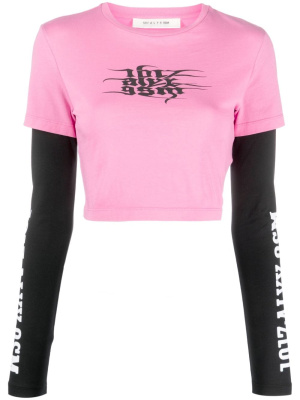 

Logo-print cotton T-shirt, 1017 ALYX 9SM Logo-print cotton T-shirt