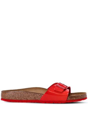 

Madrid Birko-Flor patent sandals, Birkenstock Madrid Birko-Flor patent sandals