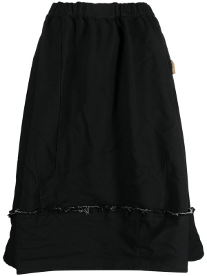 

Frayed-detailing full midi skirt, Comme Des Garçons Comme Des Garçons Frayed-detailing full midi skirt