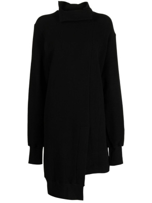 

Asymmetric long-sleeve minidress, Yohji Yamamoto Asymmetric long-sleeve minidress