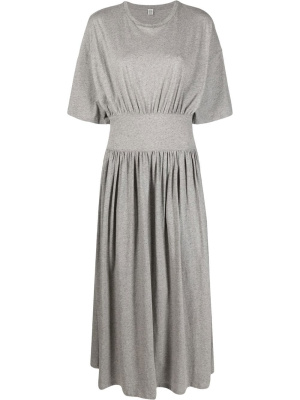 

Short-sleeve maxi T-shirt dress, TOTEME Short-sleeve maxi T-shirt dress