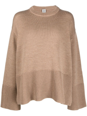 

Crew neck boxy jumper, TOTEME Crew neck boxy jumper