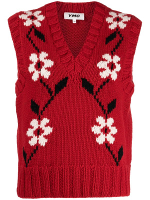 

Heidi floral-print vest, YMC Heidi floral-print vest