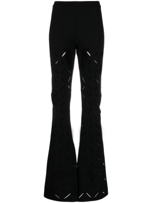 

Cut-out flared trousers, Versace Cut-out flared trousers