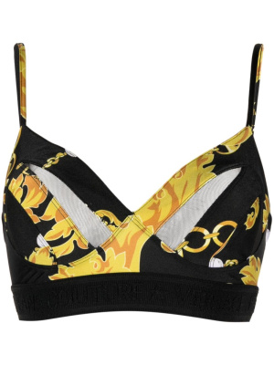 

Barocco-print crop top, Versace Jeans Couture Barocco-print crop top