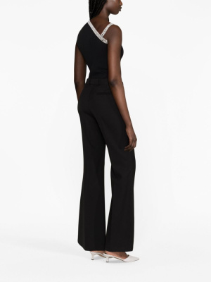 

Faux-pearl one-shoulder top, Karl Lagerfeld Faux-pearl one-shoulder top