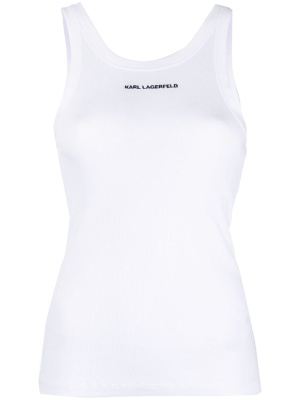 

Fine-ribbed tank top, Karl Lagerfeld Fine-ribbed tank top