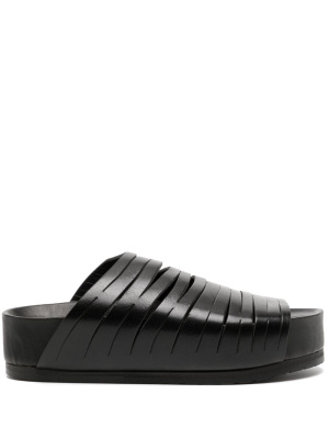 

Cut-out detailing leather sandals, Sacai Cut-out detailing leather sandals