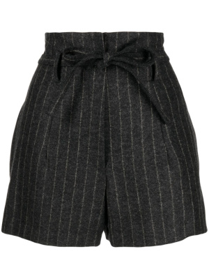 

Stripe-pattern high-waist shorts, IRO Stripe-pattern high-waist shorts