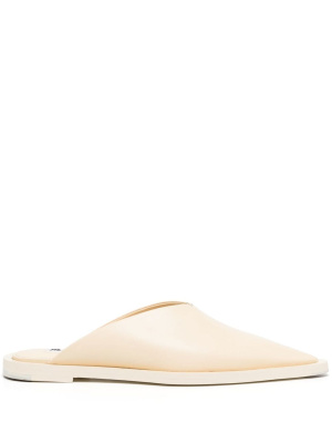 

Pointed-toe leather mules, Jil Sander Pointed-toe leather mules