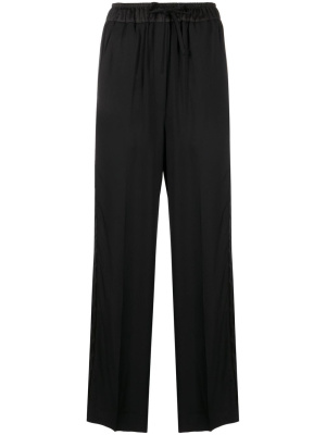 

Elasticated pressed-crease trousers, SANDRO Elasticated pressed-crease trousers