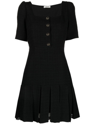 

Elsana tweed slit dress, SANDRO Elsana tweed slit dress