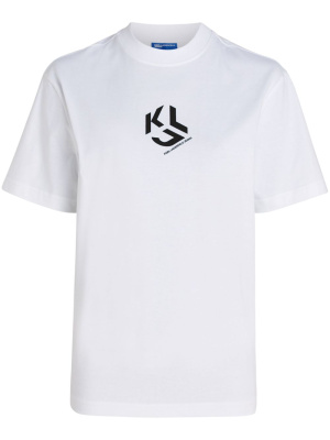 

Logo-print organic cotton T-shirt, Karl Lagerfeld Jeans Logo-print organic cotton T-shirt