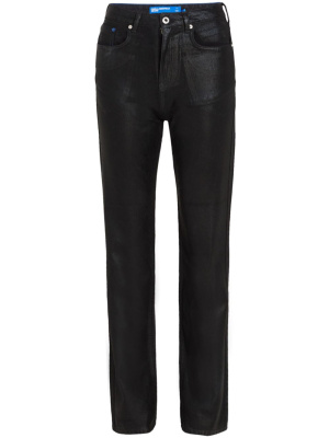 

High-rise straight-leg jeans, Karl Lagerfeld Jeans High-rise straight-leg jeans
