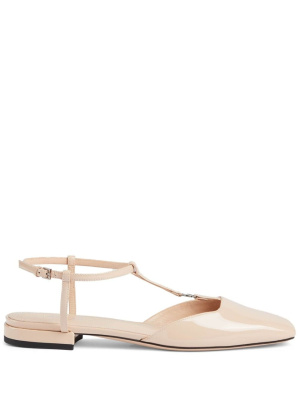 

Double G leather ballerina shoes, Gucci Double G leather ballerina shoes