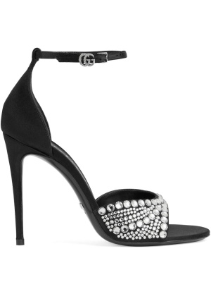 

100mm crystal-embellished sandals, Gucci 100mm crystal-embellished sandals