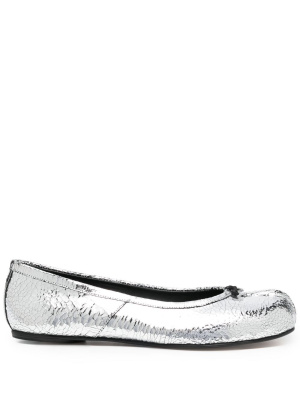 

Metallic-finish Tabi ballerina shoes, Maison Margiela Metallic-finish Tabi ballerina shoes