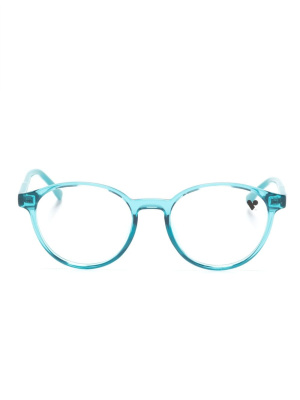 

Logo-embossed round-frame glasses, Lacoste Logo-embossed round-frame glasses