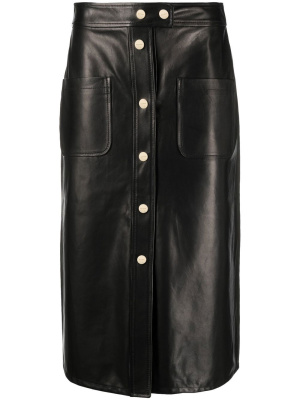 

Leather A-line skirt, ETRO Leather A-line skirt