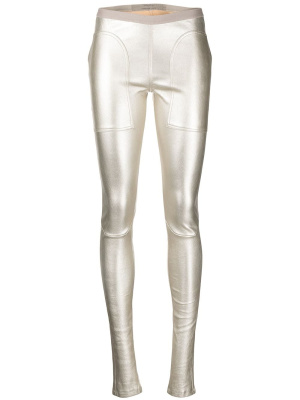 

Metallic leather leggings, Rick Owens Metallic leather leggings