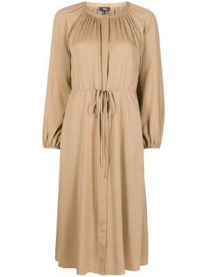 

Gathered shirt dress, Theory Gathered shirt dress