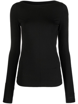 

Long-sleeve cotton-blend T-shirt, Calvin Klein Long-sleeve cotton-blend T-shirt