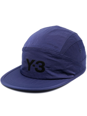 

Logo-print flat-peak cap, Y-3 Logo-print flat-peak cap