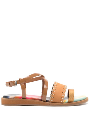 

Multi-strap leather sandals, Paul Smith Multi-strap leather sandals
