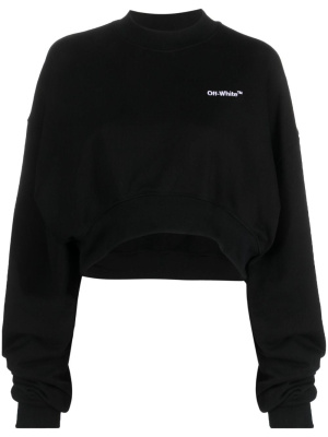 

FOR ALL HELV CROP OVER CREW, Off-White FOR ALL HELV CROP OVER CREW