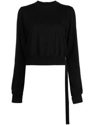 

Strap-detail cropped jumper, Rick Owens DRKSHDW Strap-detail cropped jumper