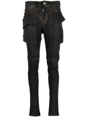

Strap-detail skinny jeans, Rick Owens DRKSHDW Strap-detail skinny jeans