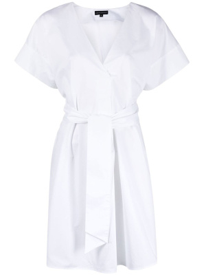 

Relaxed-fitting belted dress, Emporio Armani Relaxed-fitting belted dress