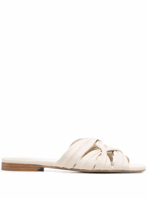 

Cross-strap slip-on sandals, Emporio Armani Cross-strap slip-on sandals