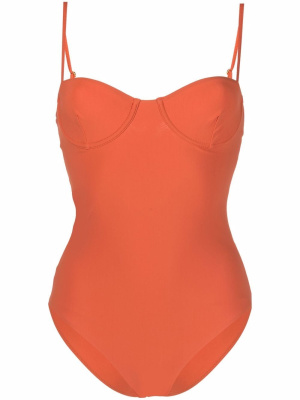 

Seam-detail one-piece swimsuit, TOTEME Seam-detail one-piece swimsuit