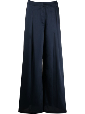 

Satin wide-leg loose trousers, Michael Kors Satin wide-leg loose trousers
