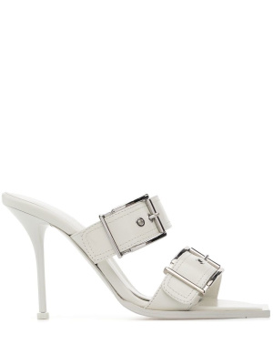 

Buckle-detail 100mm sandals, Alexander McQueen Buckle-detail 100mm sandals