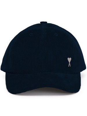 

Ami de Coeur corduroy cap, AMI Paris Ami de Coeur corduroy cap