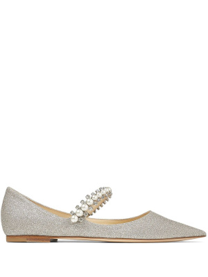 

Baily embellished ballerina shoes, Jimmy Choo Baily embellished ballerina shoes