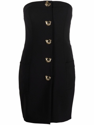 

Teddy button bodycon dress, Moschino Teddy button bodycon dress