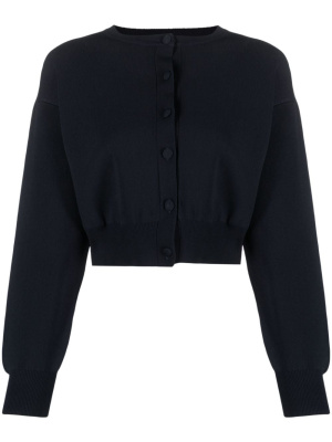 

Ribbed cropped cardigan, Yves Salomon Ribbed cropped cardigan