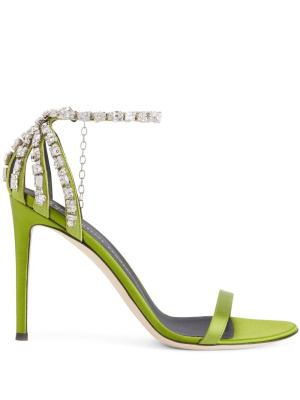 

Adele crystal 105mm sandals, Giuseppe Zanotti Adele crystal 105mm sandals
