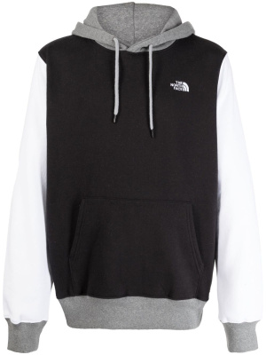 

Logo-embroidered colour-block hoodie, The North Face Logo-embroidered colour-block hoodie