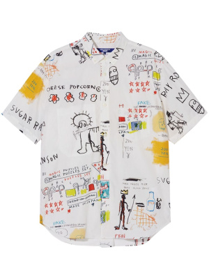 

Basquiat-print short-sleeved shirt, Junya Watanabe Basquiat-print short-sleeved shirt