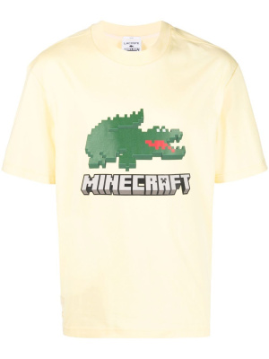 

Minecraft-print T-shirt, Lacoste Minecraft-print T-shirt