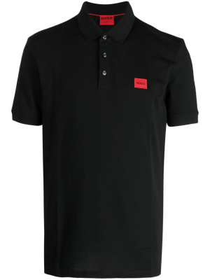 

Logo-patch cotton polo shirt, HUGO Logo-patch cotton polo shirt
