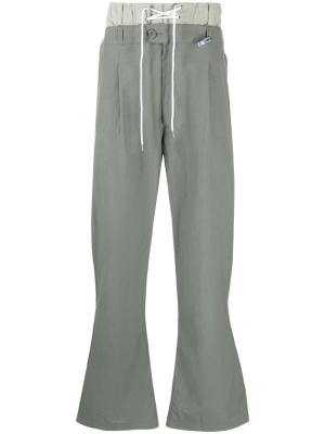 

Double-Waist straight-leg trousers, Maison Mihara Yasuhiro Double-Waist straight-leg trousers