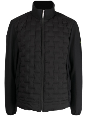 

Logo-patch quilted jacket, BOSS Logo-patch quilted jacket