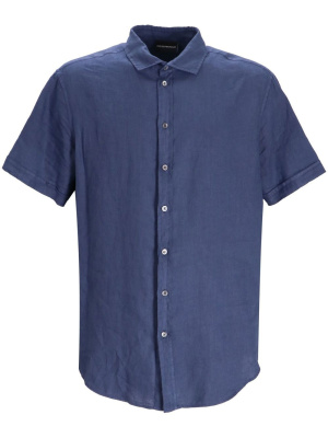 

Short-sleeved linen shirt, Emporio Armani Short-sleeved linen shirt